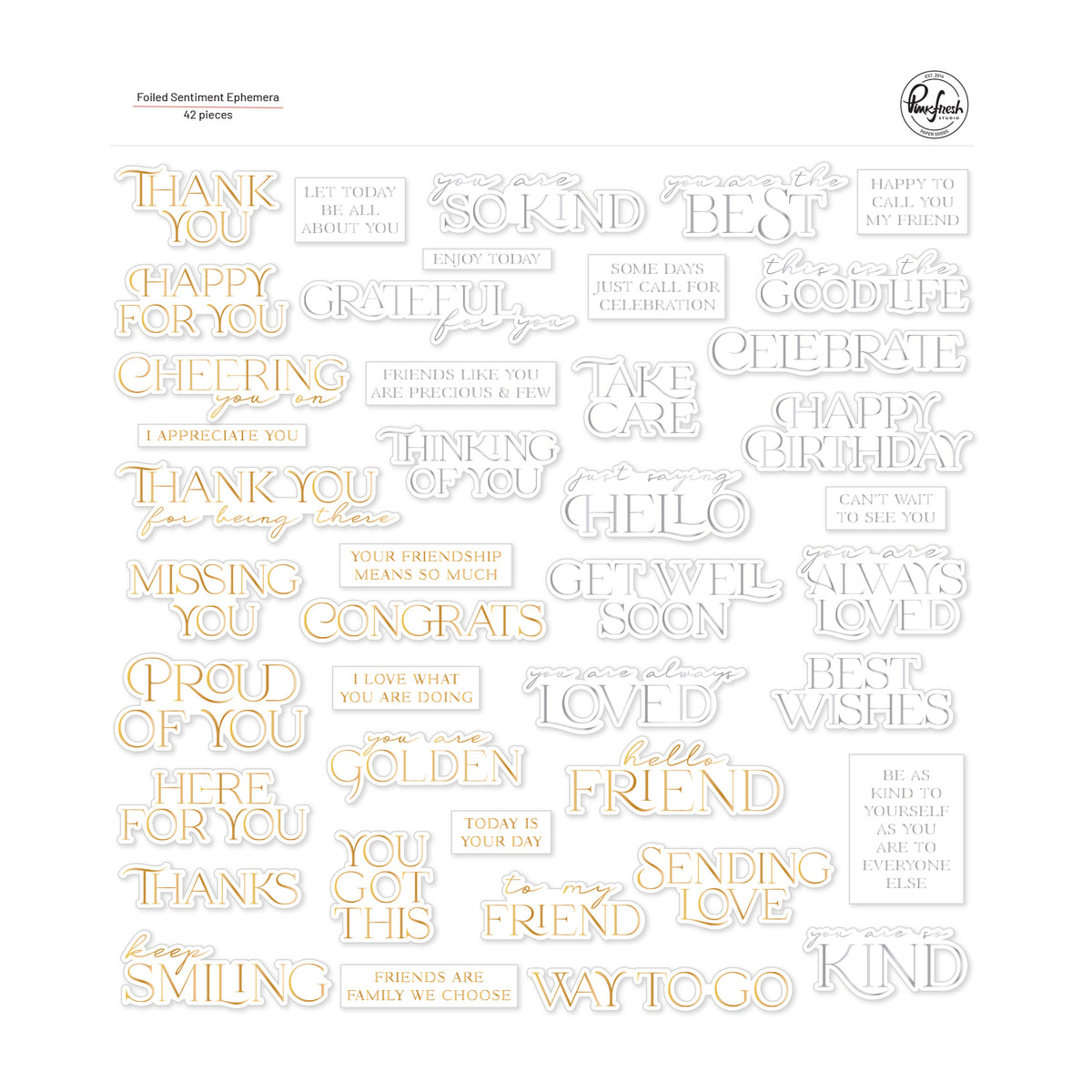 Foiled Sentiment Ephemera