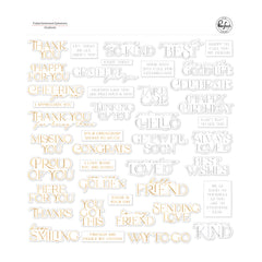 Foiled Sentiment Ephemera