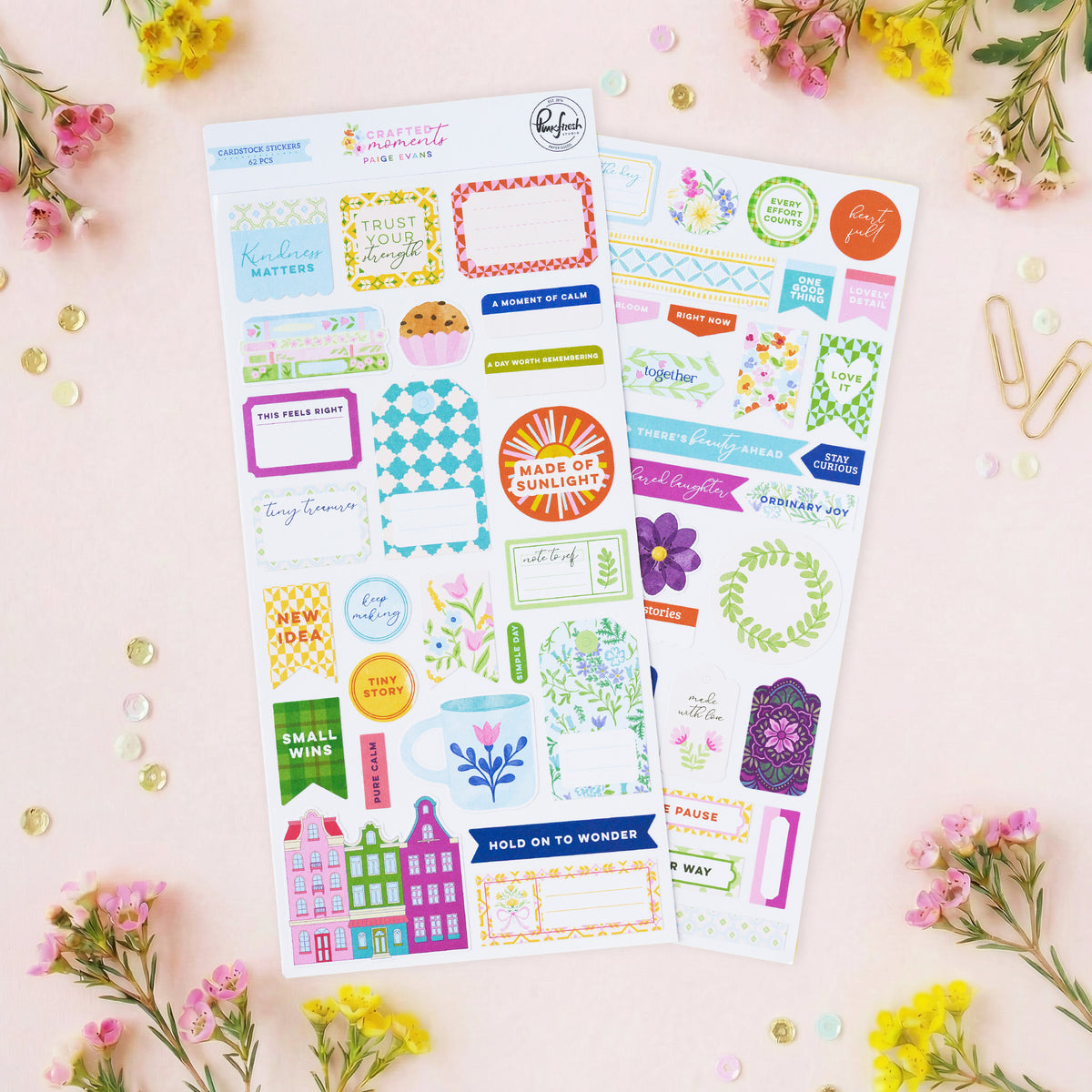 Crafted Moments: Cardstock Stickers