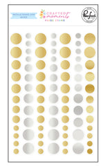 Crafted Moments: Metallic Enamel Dots