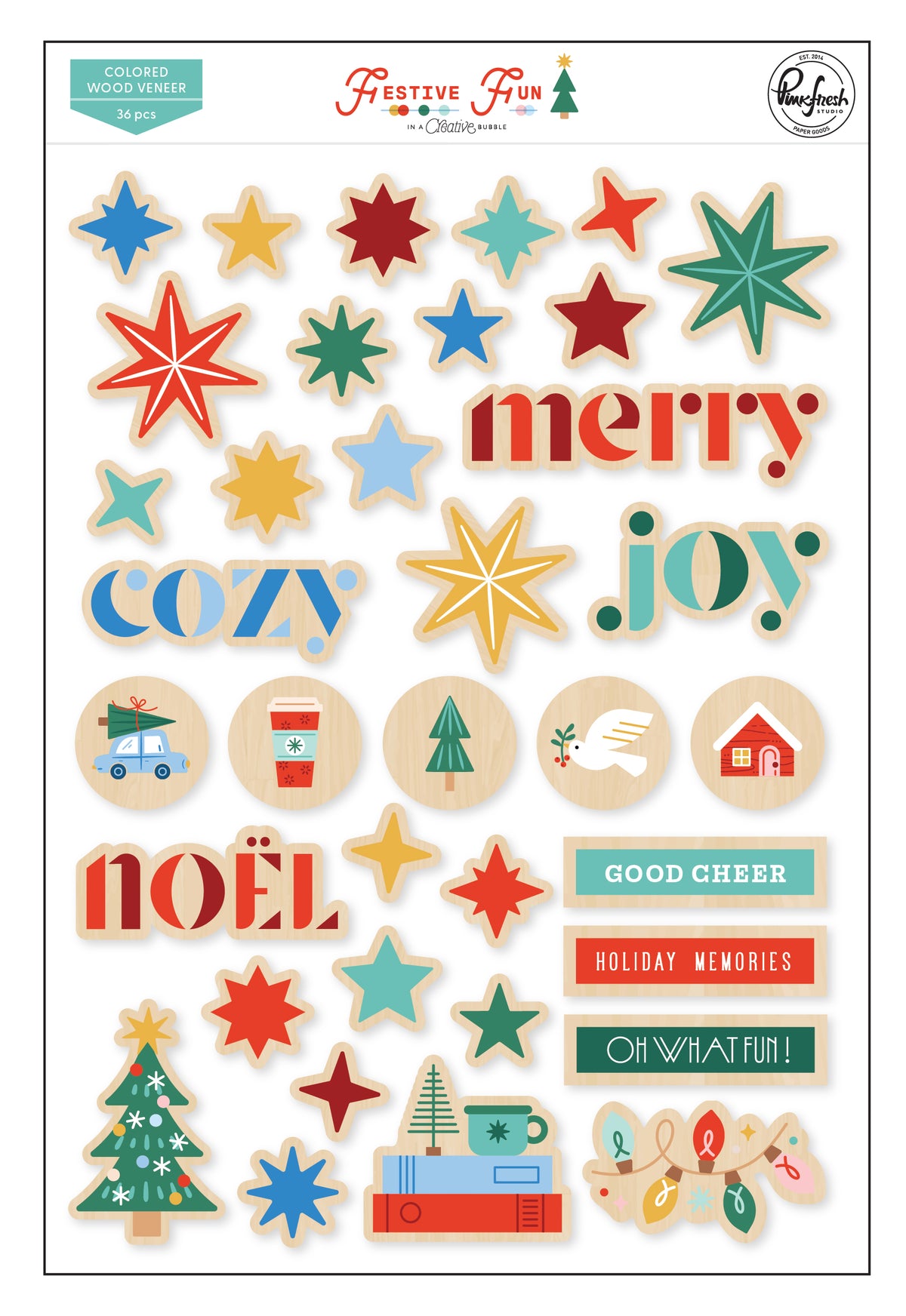 Festive Fun: Colored Wood Veneer