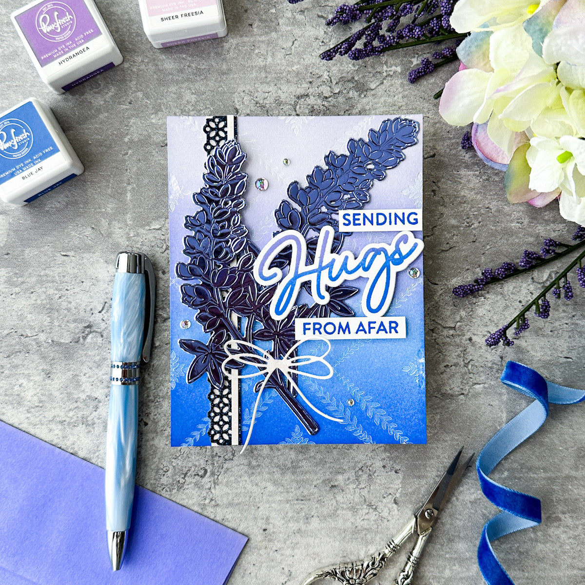 Bluebonnet Bliss stencil