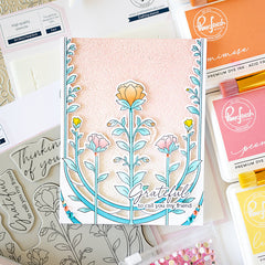 Art Deco Floral Arch die