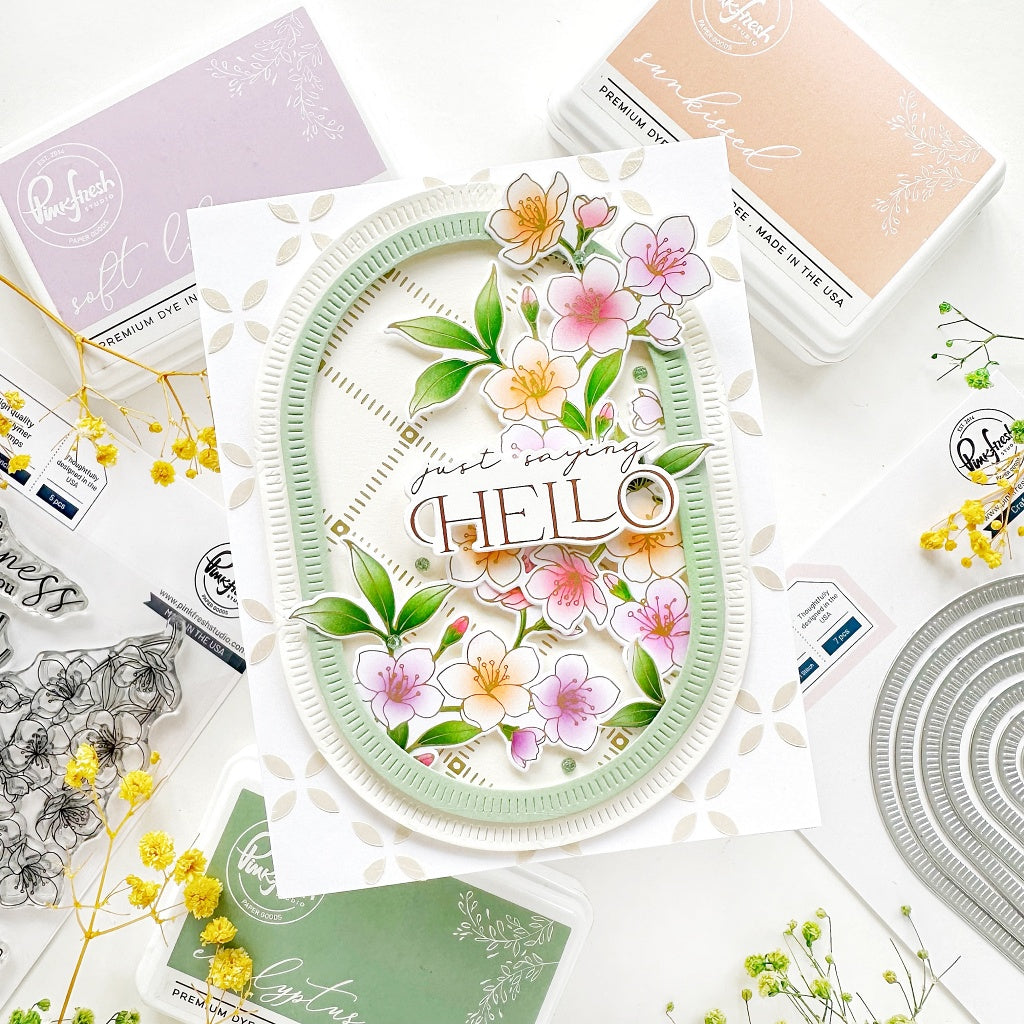Essentials: Nested Elongated Ovals Blanket Stitched die