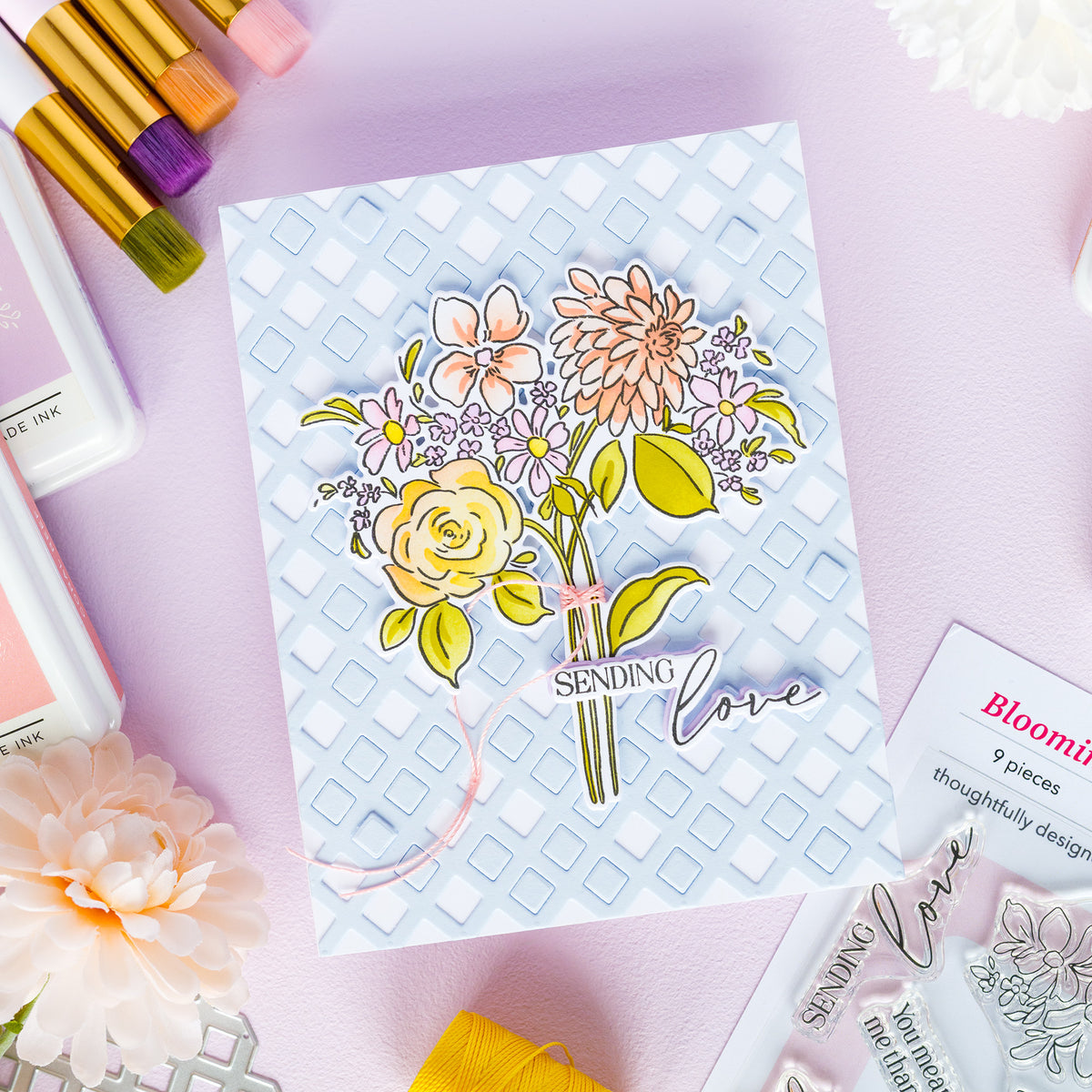 Blooming Daydream stencil