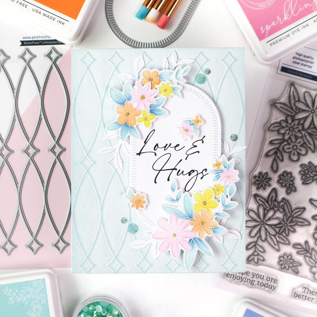 Cheerful Blossoms stamp