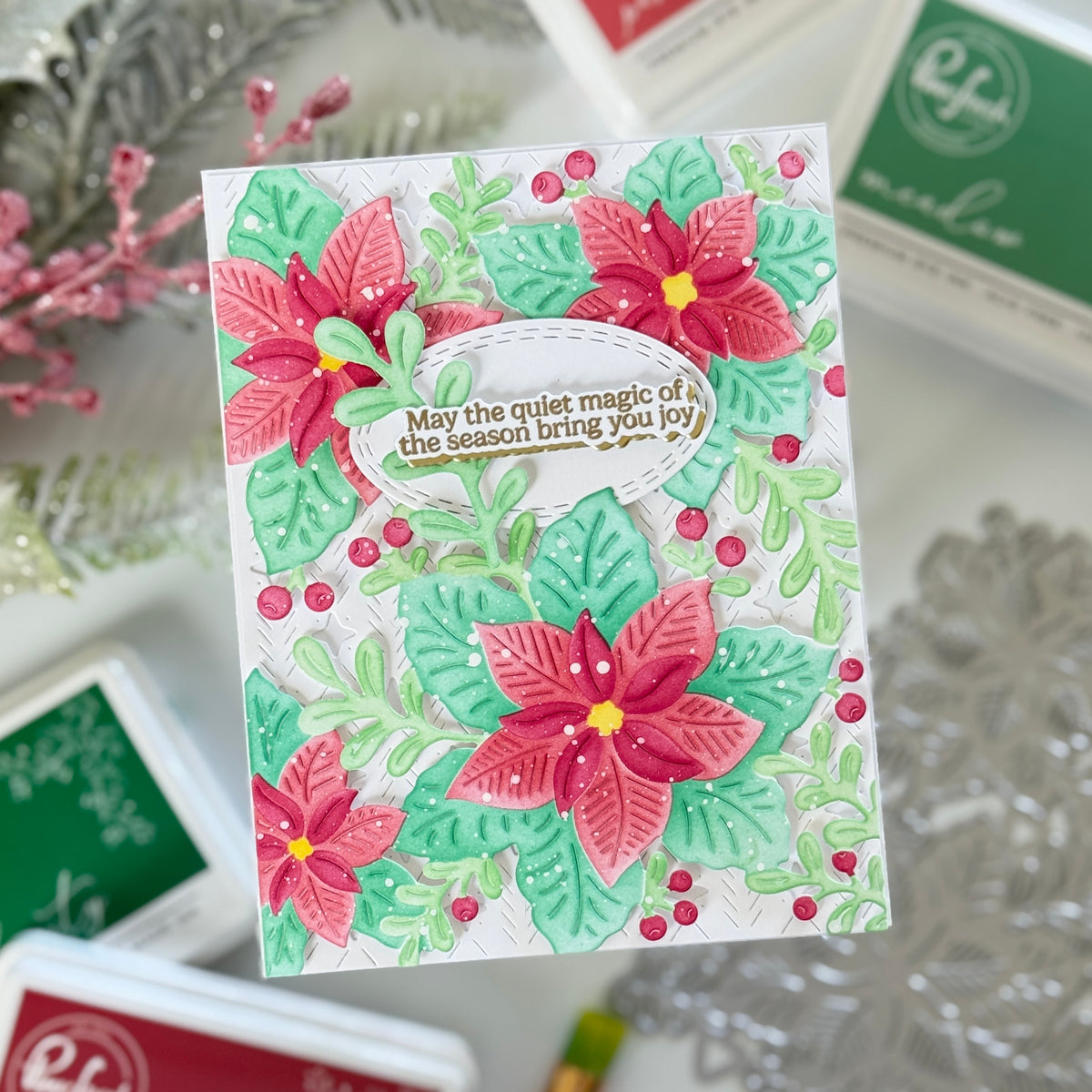 Whispers of Poinsettia die