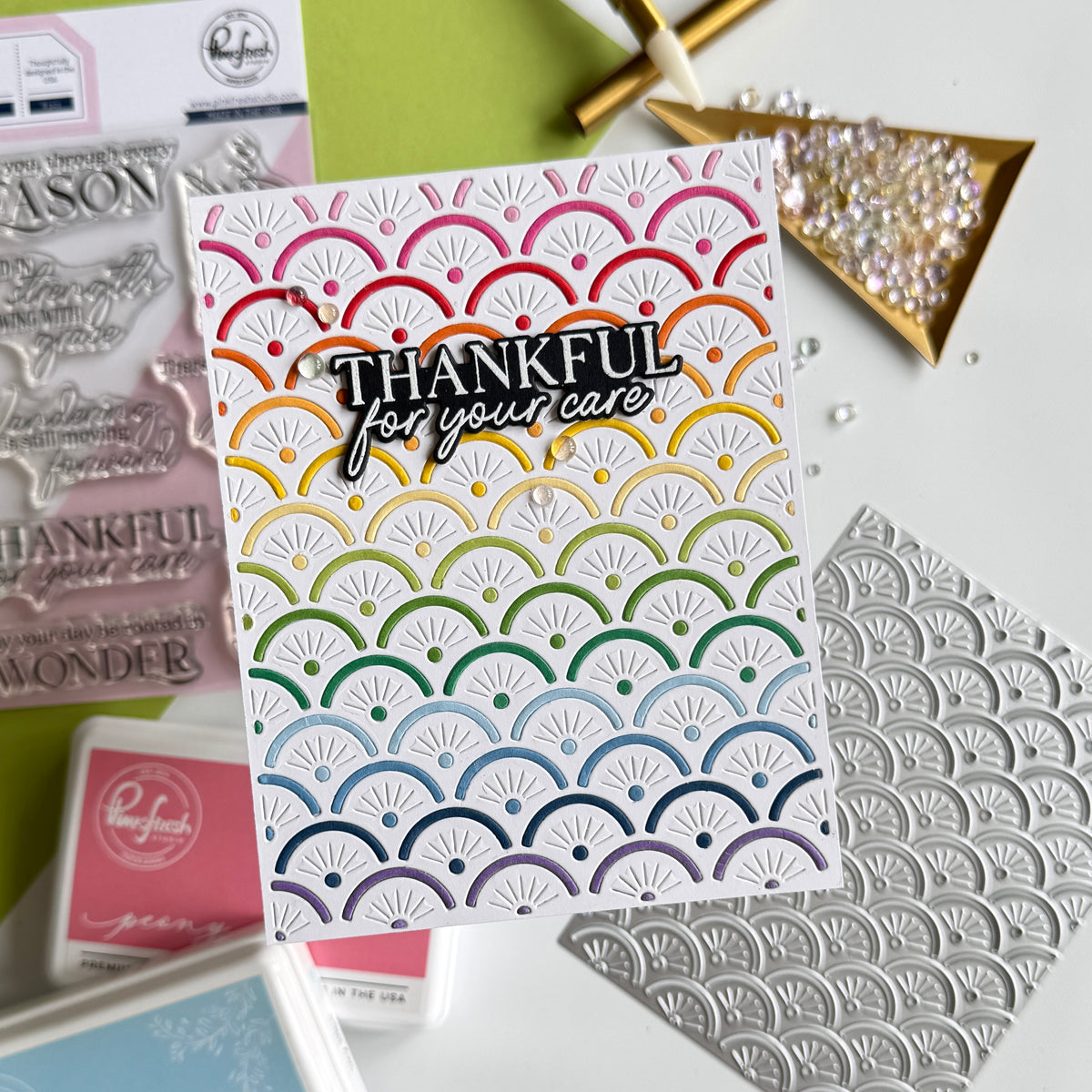 Scallop Glow coverplate die