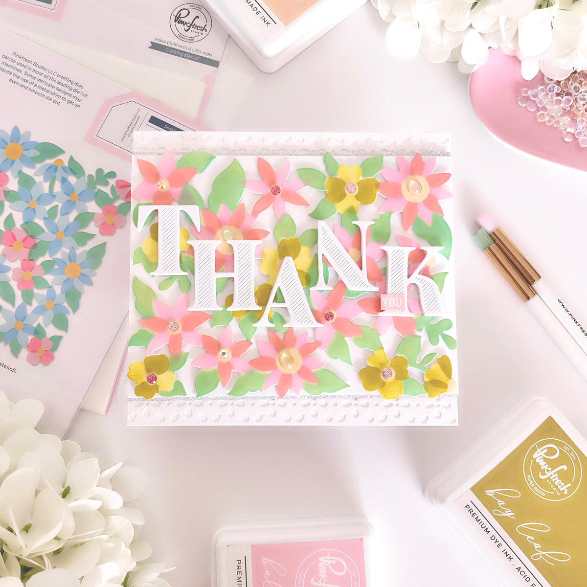 Bloom Burst stencil