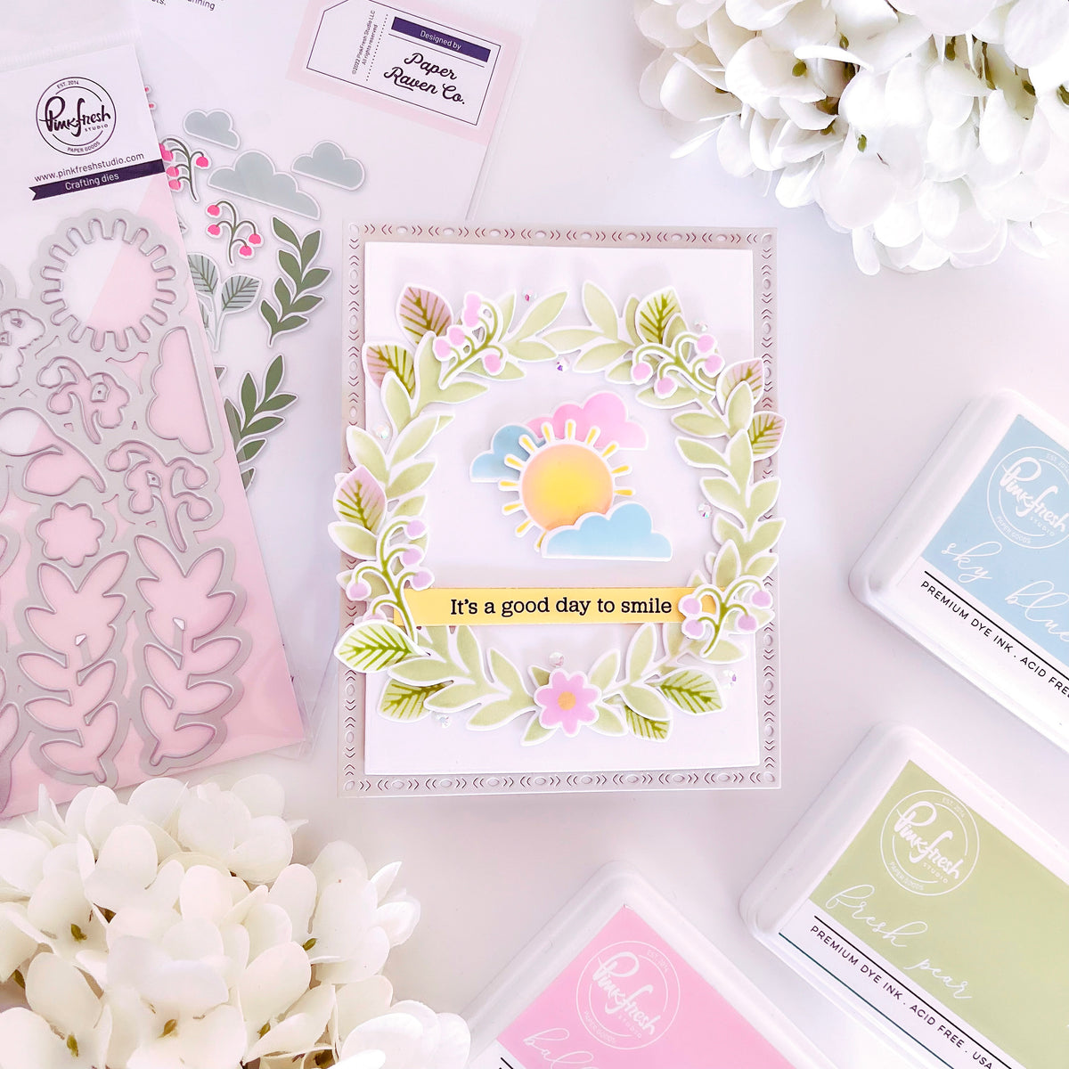 Summer Blooms stencil