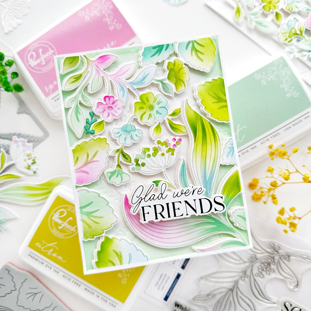 Foliage Flair cling stamp