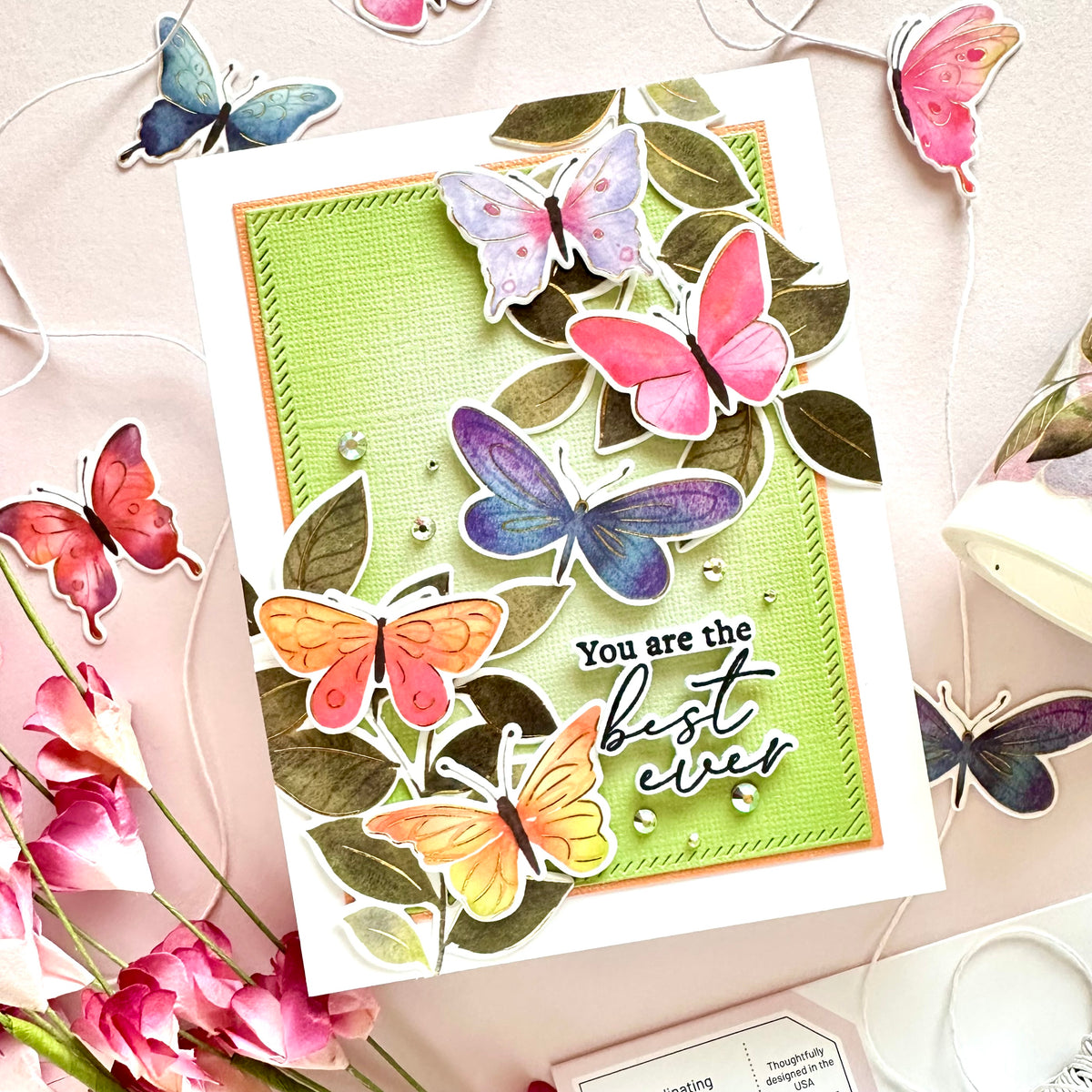Fluttering Butterflies washi