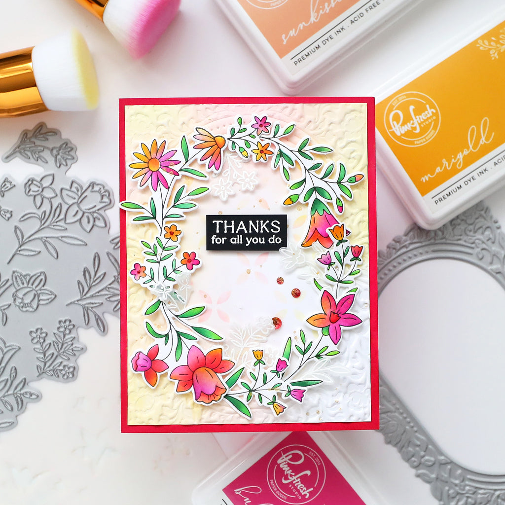Print Shop: Modern Botanicals die