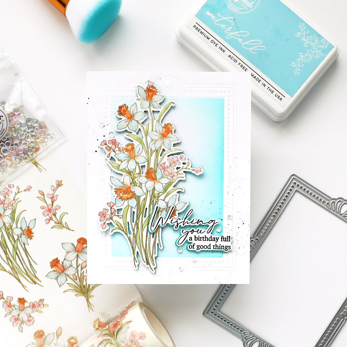 Whispering Daffodils washi