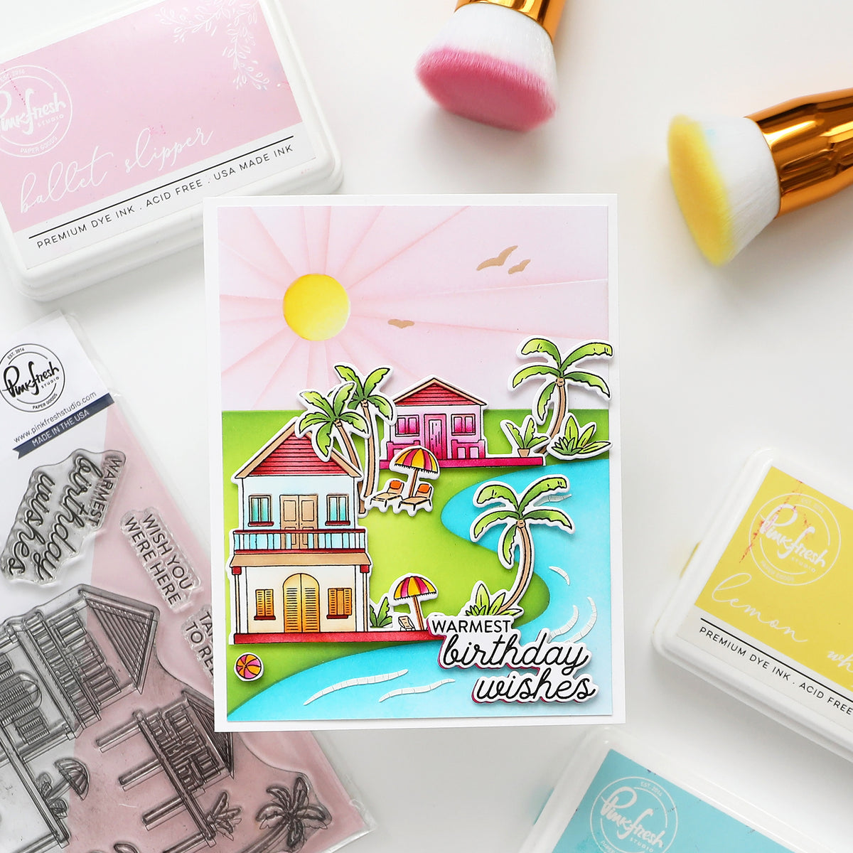 Coastal Paradise stencil