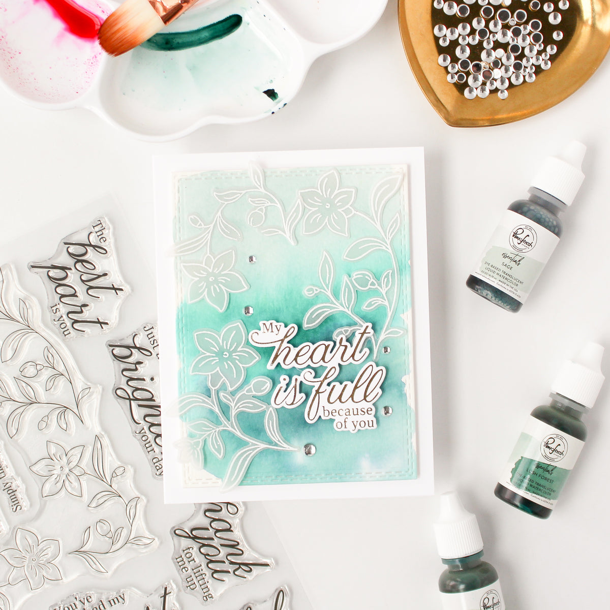 Premium Liquid Watercolors: Jewel Tones