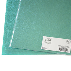 Essentials Glitter Cardstock: Aqua