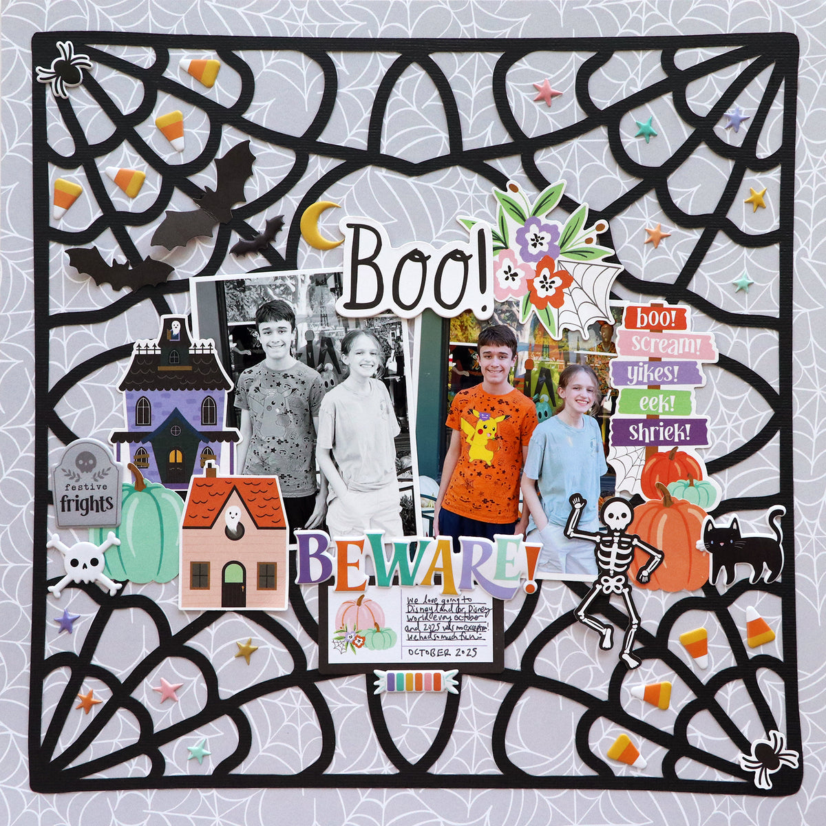 BooVille: Cardstock Stickers