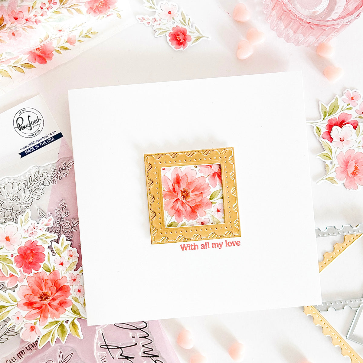 Essentials: Dotted Postage Square die