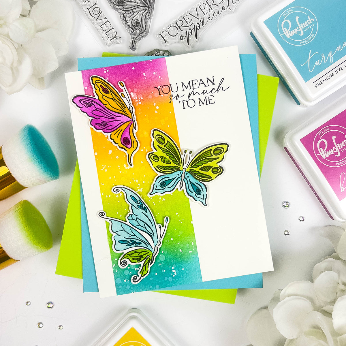 Butterfly Bliss stencil