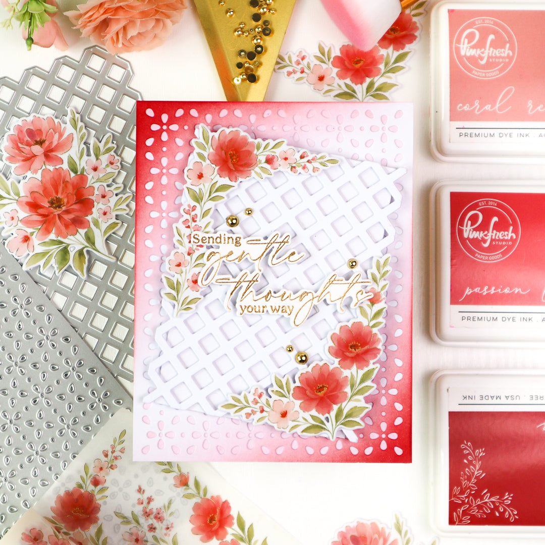Peony Glow washi