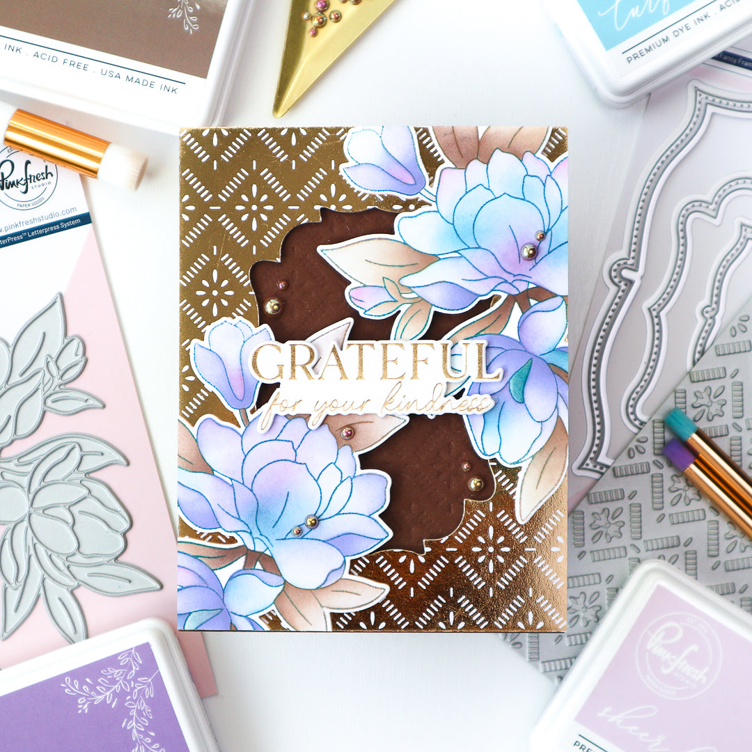 Magnificent Magnolia press plate