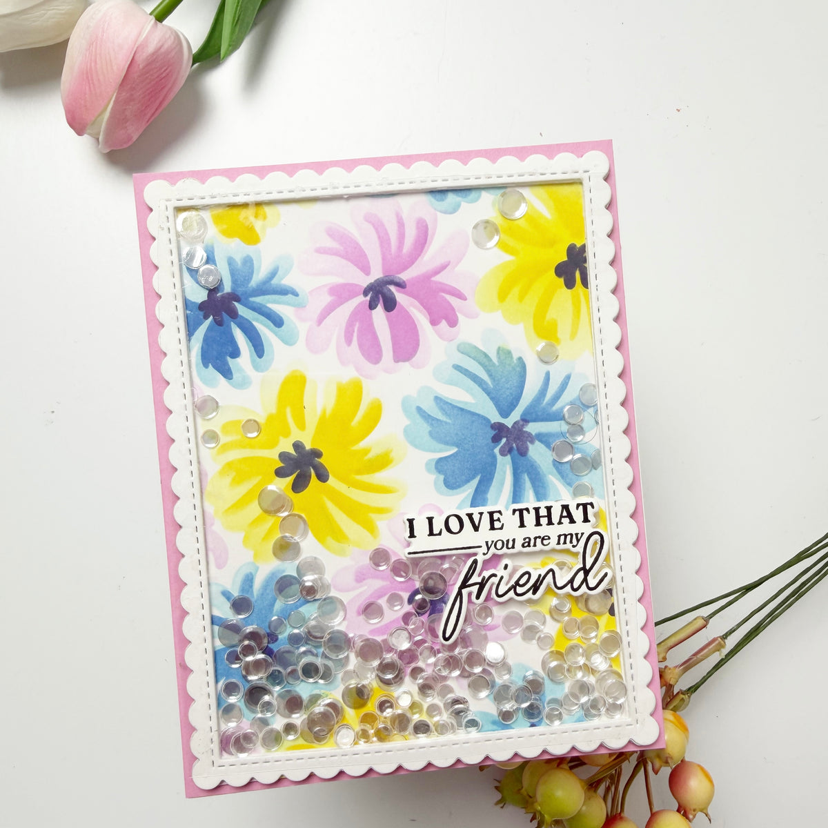 Petal Pop stencil