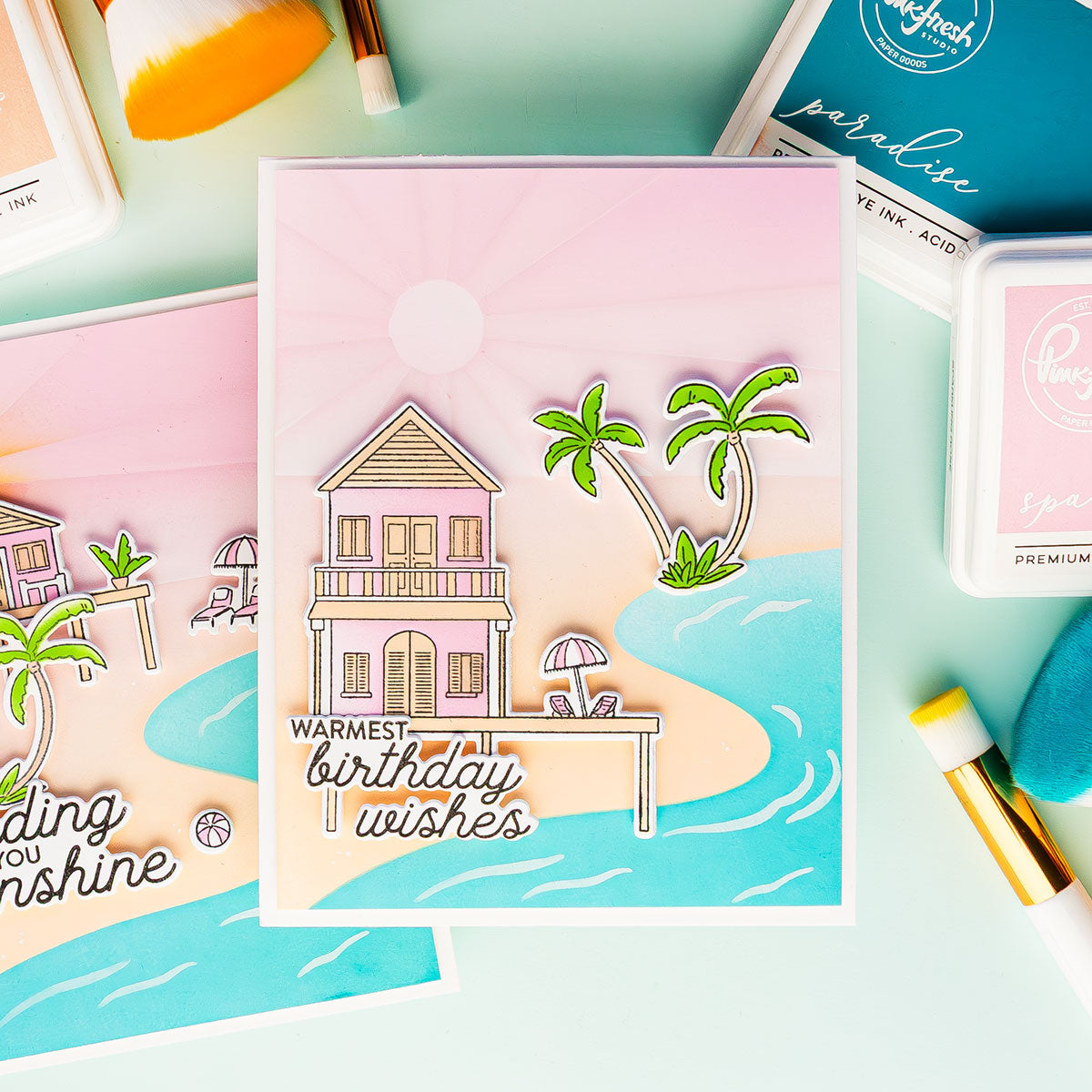 Coastal Paradise stencil
