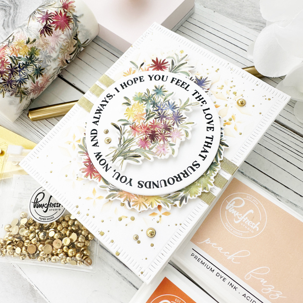 Rainbow Daisies washi