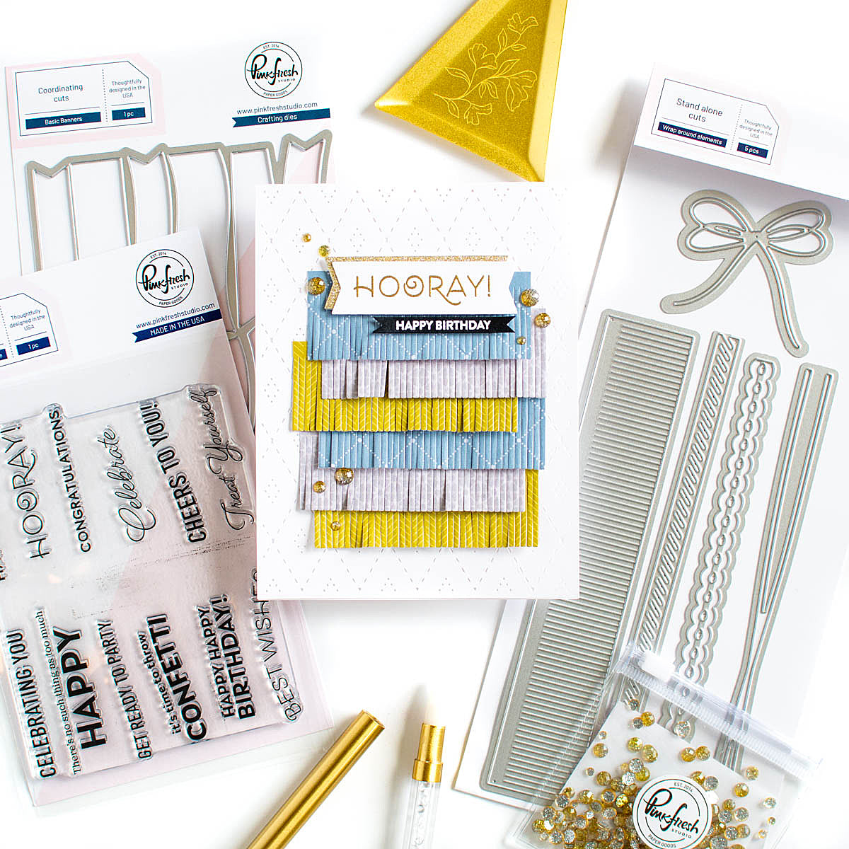 Basic Banners: Celebrate stamp