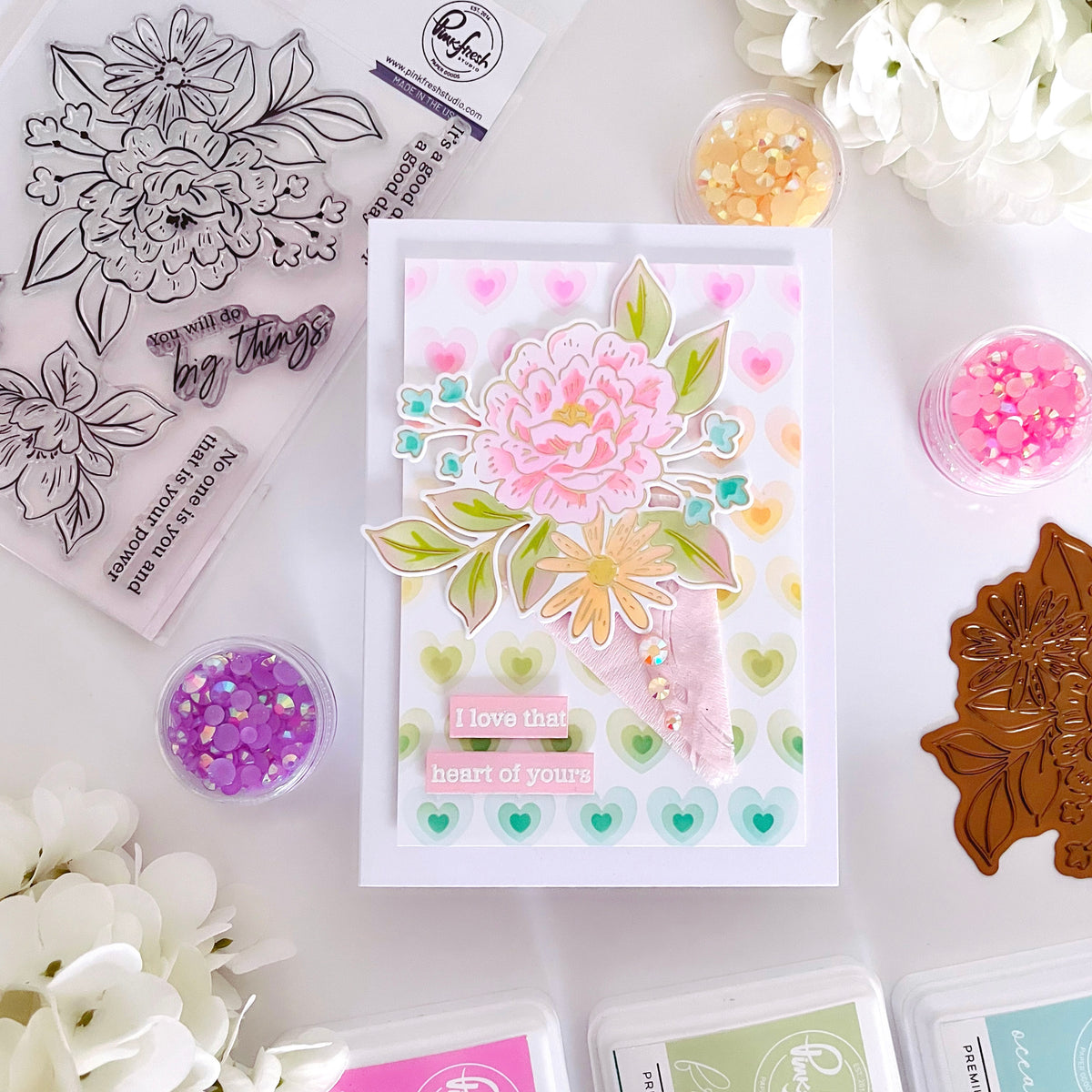 Dreamy Florals stencil