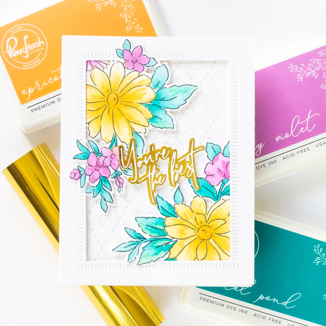 Painted Daisies stamp