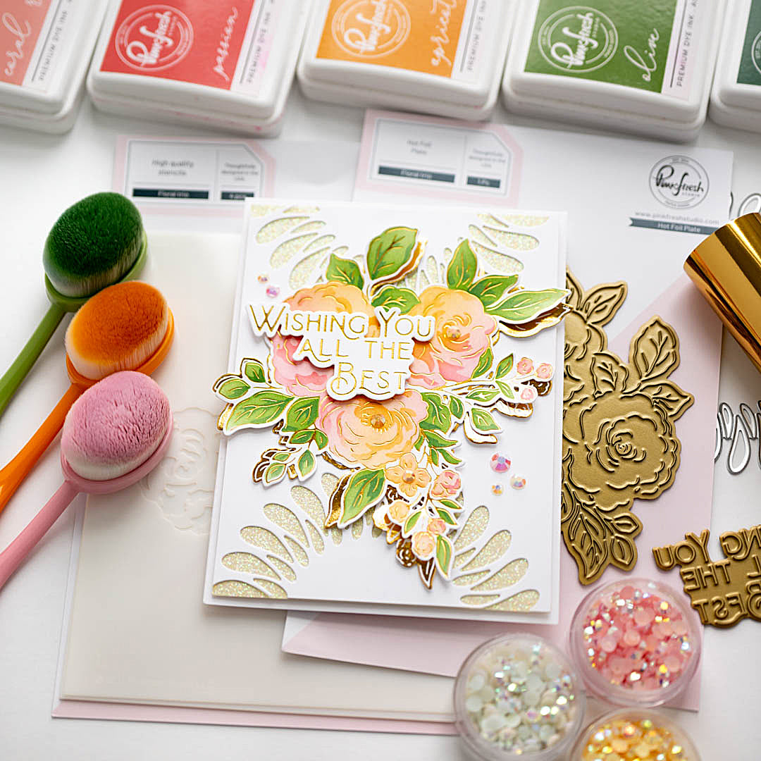 Floral Trio die