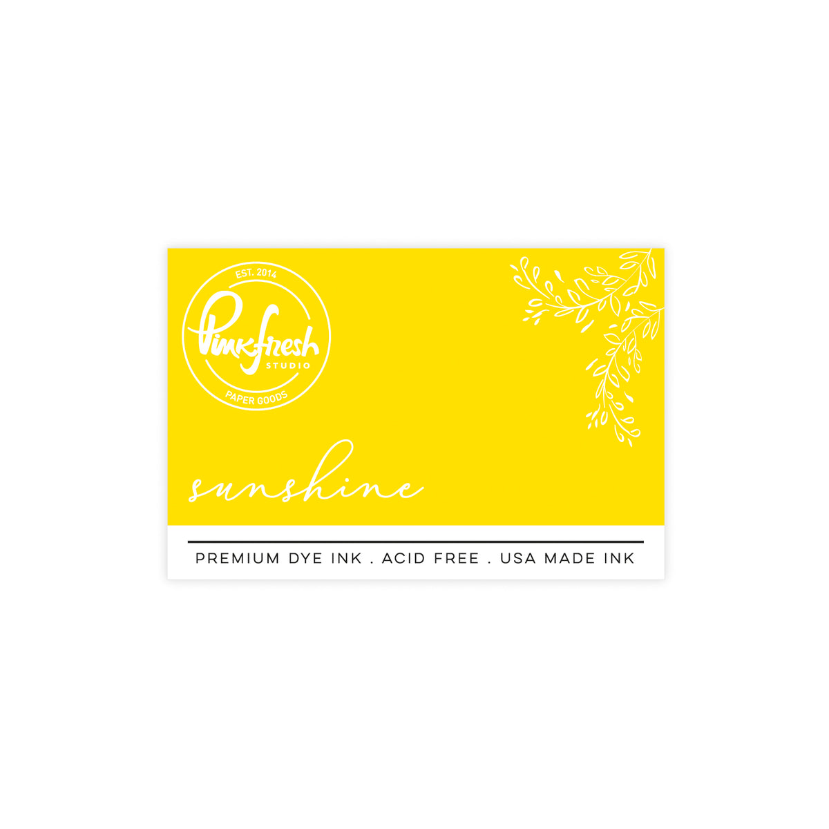 Premium Dye Ink Pad : Sunshine