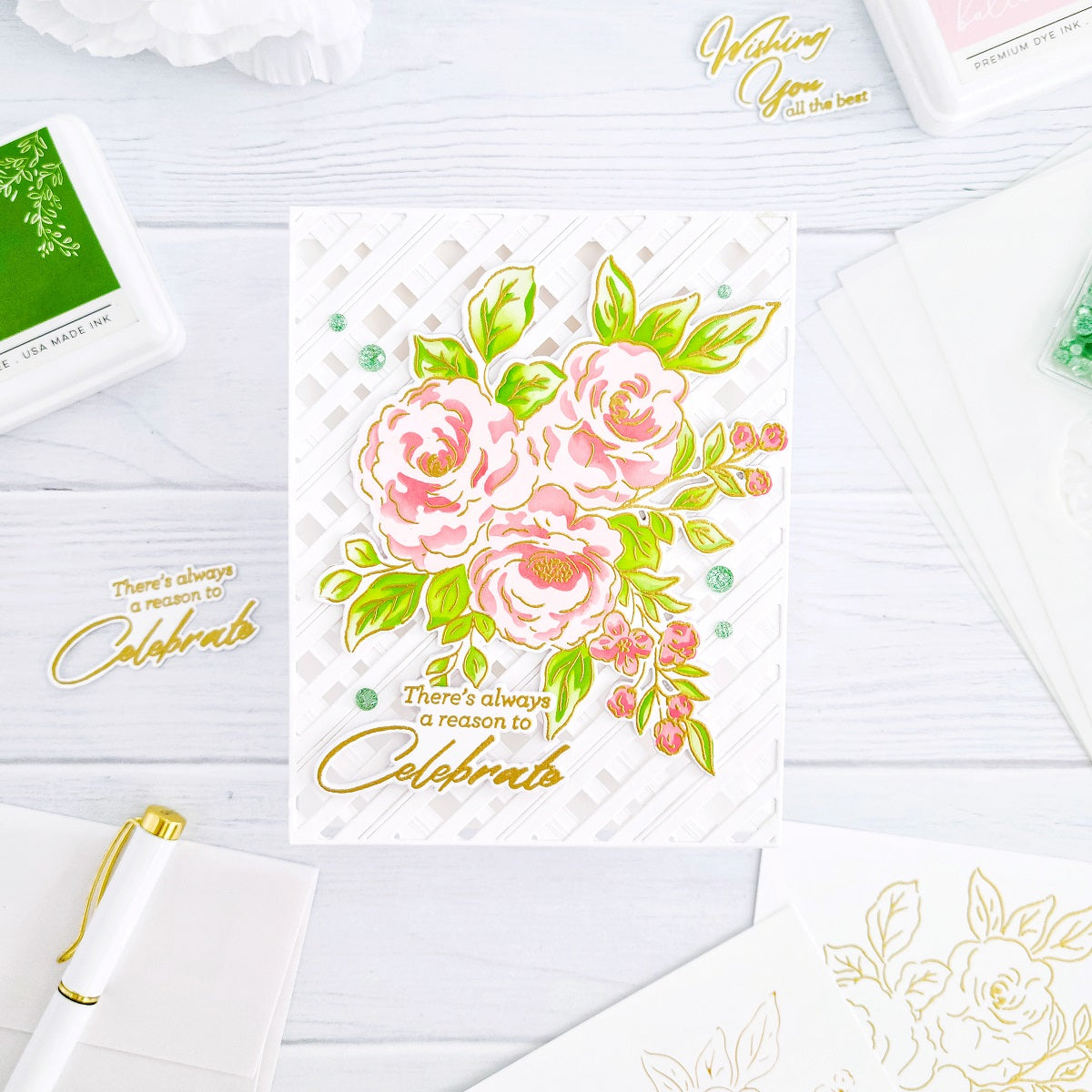 Floral Trio die