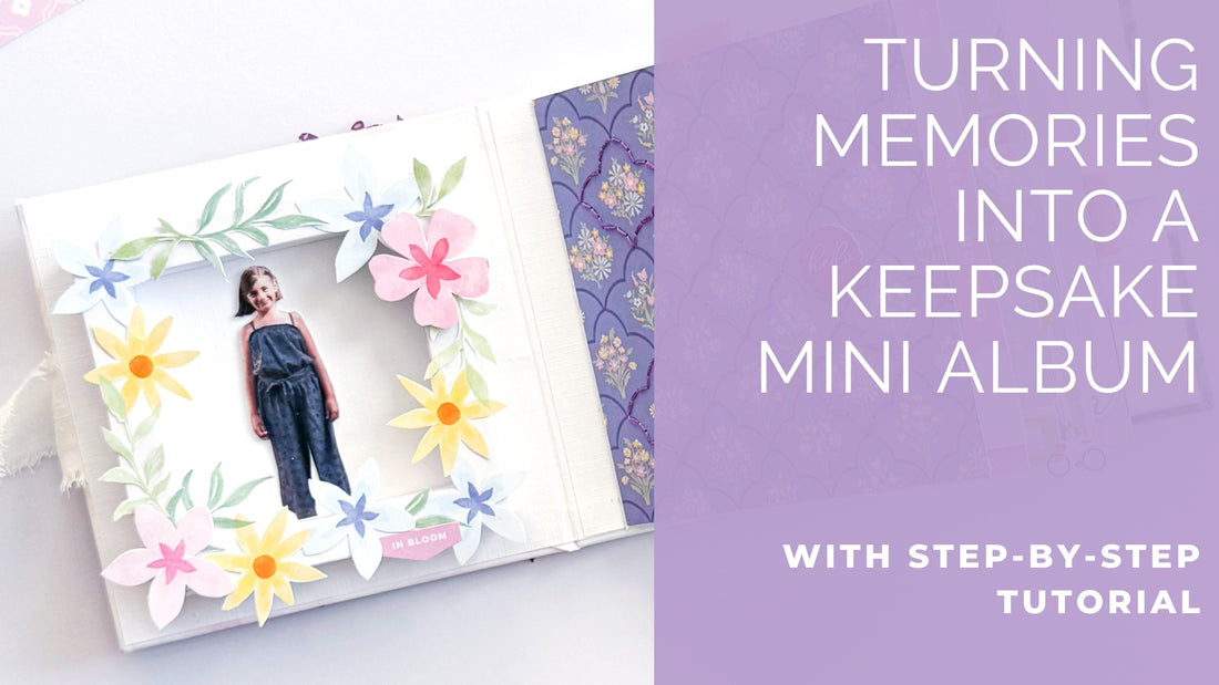 A Keepsake Mini Album with Crafted Moments | Camino Garcia