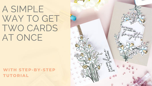 Soft & Elegant Cards with Layered Ink Blending | Kathleen Schmelz