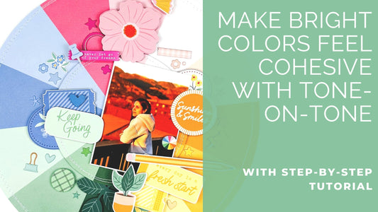 Creating a Colorful Layout with Tone-on-Tone Details | Karlla Dauer