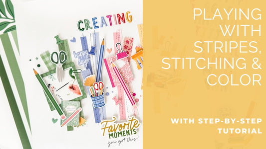 A Colorful Layout Full of Stripes & Stitching | Susi Becerra