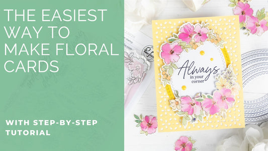 Effortless Floral Cards with Garden Grace Washi | Rachel Alvarado