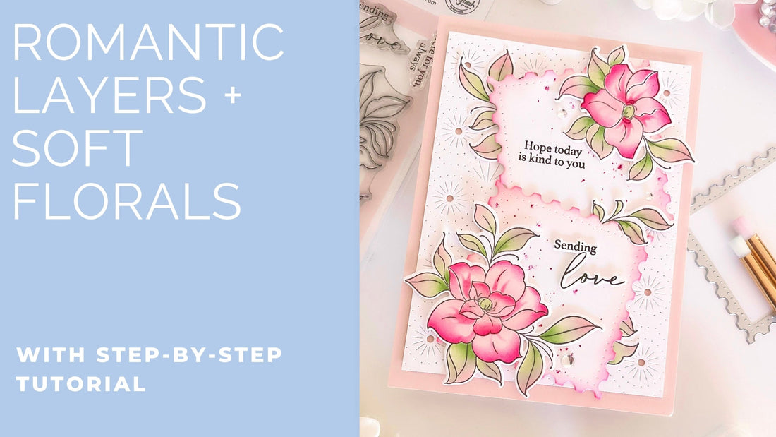 Tips for Creating Soft Romantic Floral Cards | Debby van Diepen
