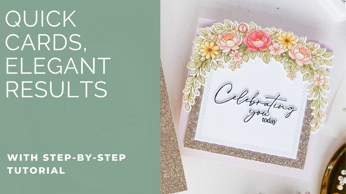 Quick & Easy Elegant Washi Tape Cards | Kathleen Schmelz