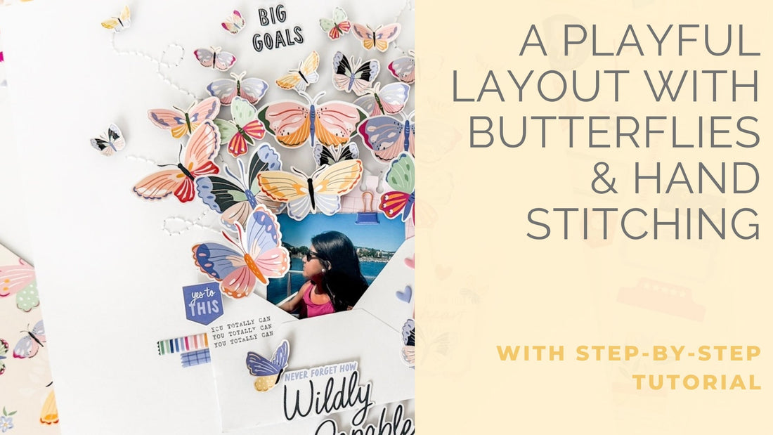 A Playful Butterfly Layout Full of Movement | Susi Becerra