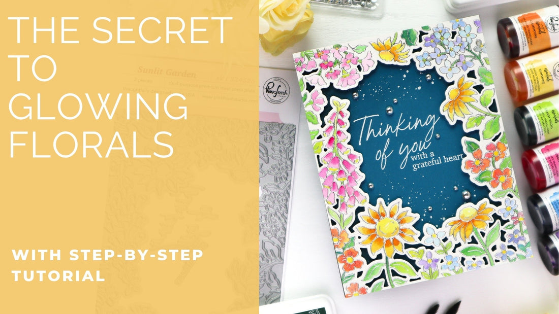 Bright Florals on a Dark Background with Sunlit Garden | TaeEun Yoo