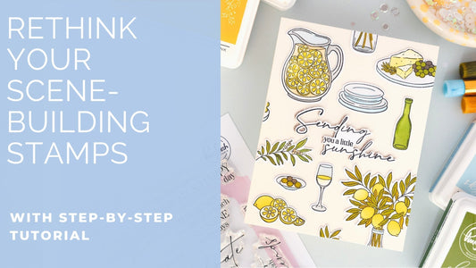 New Ideas for Scene-Building Stamp Sets | Kathleen Schmelz