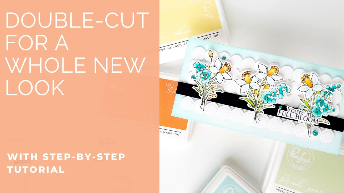 Double-Cutting a Coverplate Die for a Custom Mini Slimline Background | Jody Morrow