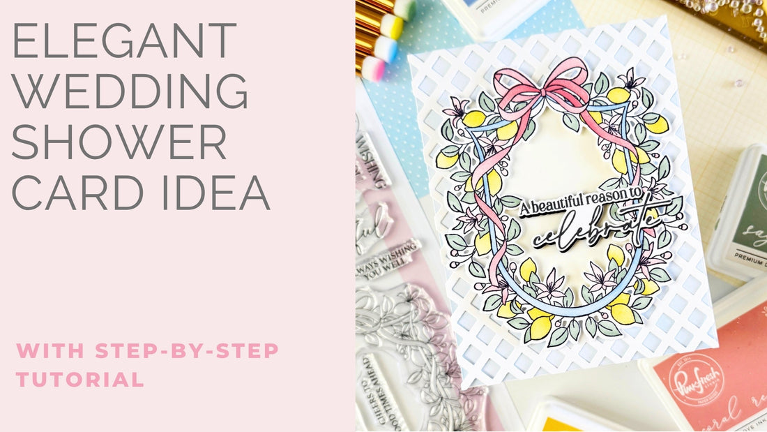 A Floral Wedding Shower Card with Layered Dimension | Dana Kirby
