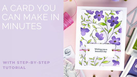 Mass-Produce Beautiful Cards with Soft Meadow | Kathleen Schmelz