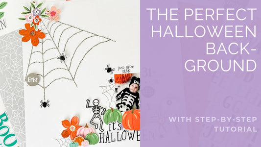 A Stitched Spider Web for Halloween | Susi Becerra