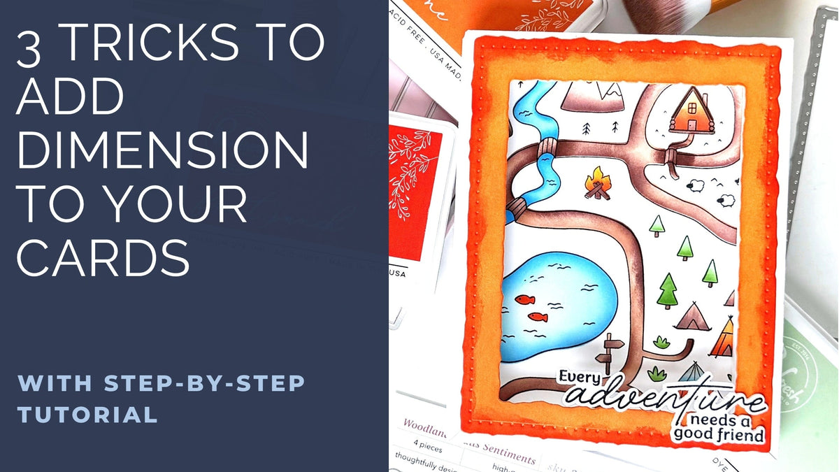 3 Ways to Add Depth & Dimension to a Shadow Box Card | Jody Morrow